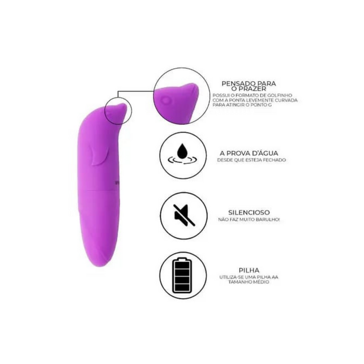 Vibrador Golfinho – Prazer e Estímulo Inovador