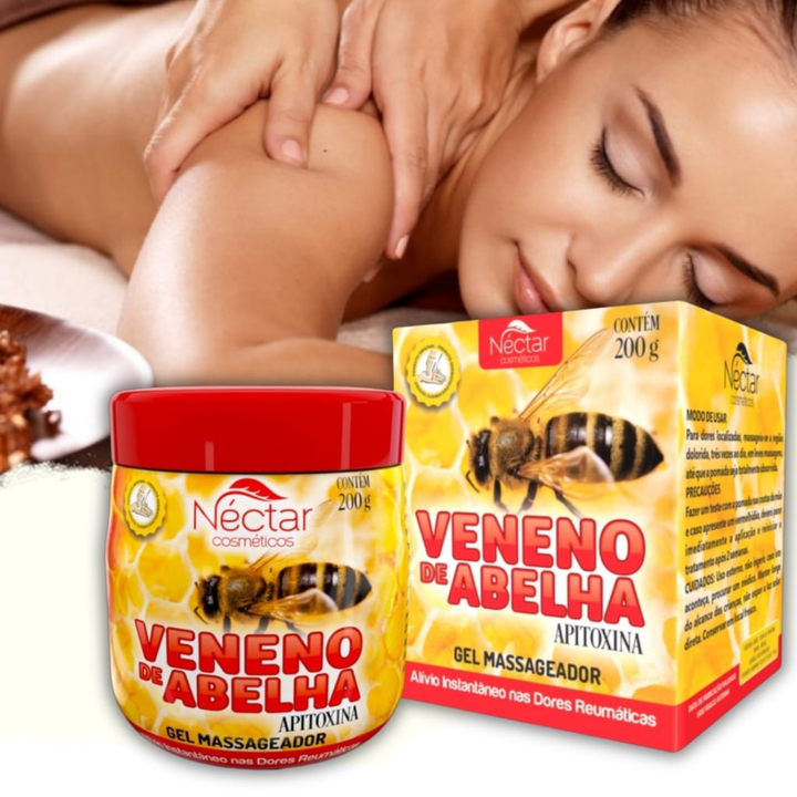 Gel Veneno de Abelha – Alívio e Relaxamento para Seus Músculos e Articulações